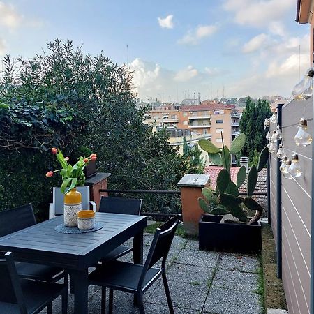 4Bnb - Cozy Vatican Loft With Terrace Rom Exteriör bild