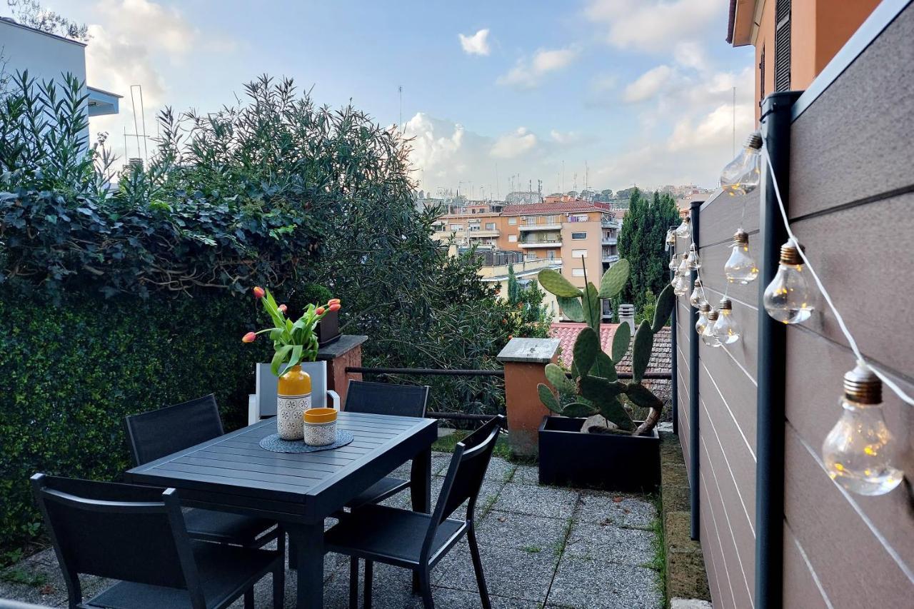 4Bnb - Cozy Vatican Loft With Terrace Rom Exteriör bild