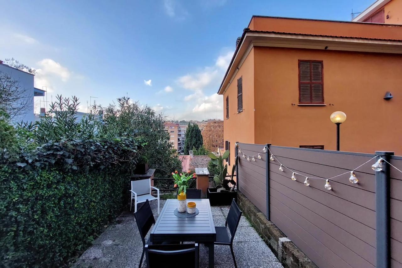 4Bnb - Cozy Vatican Loft With Terrace Rom Exteriör bild